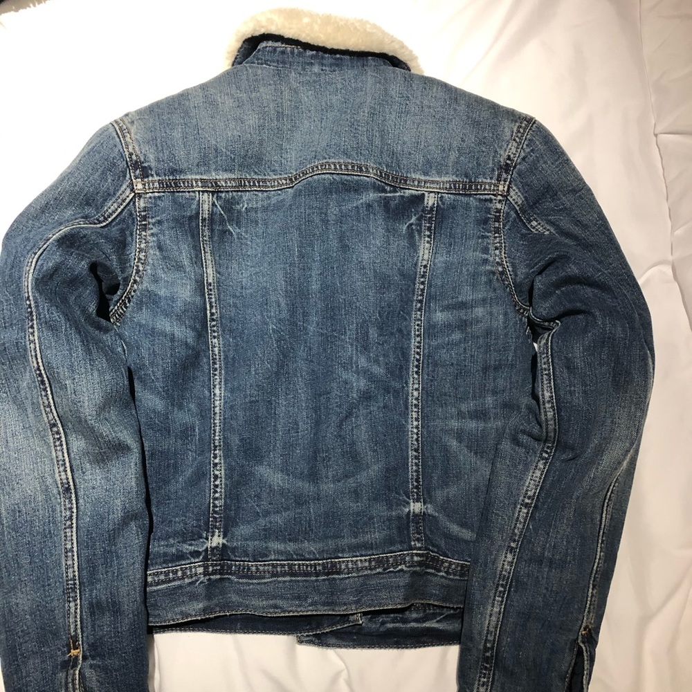DENIM SHERPA JACKET - Picture 3 of 3